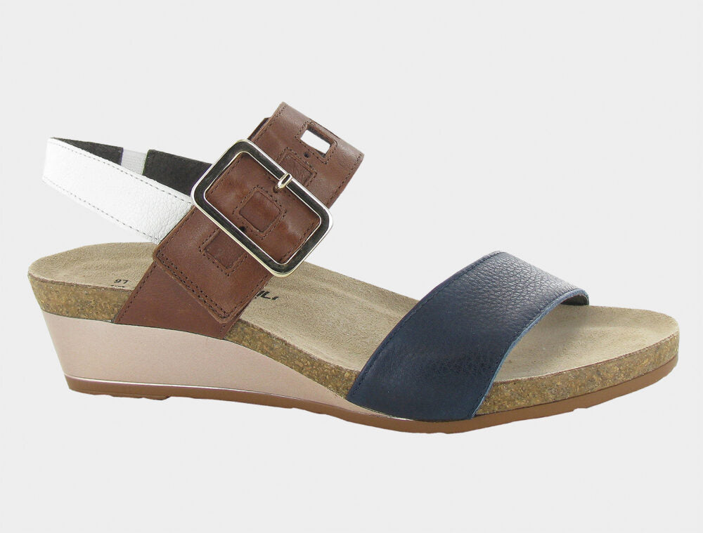 DYNASTY SANDAL -CHESTNUT WHITE