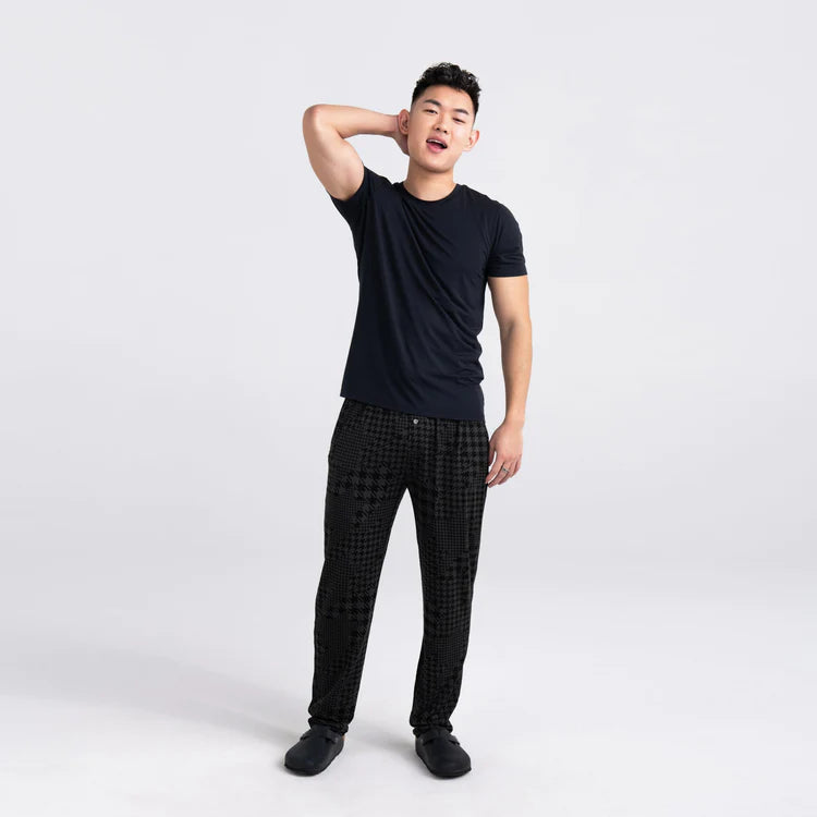 22ND CENTURY SILK TEE - BLACK