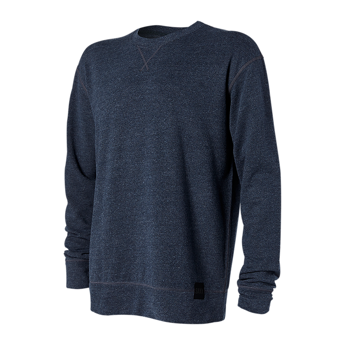 3SIX FIVE LS CREW - INK HEATHER